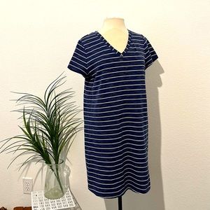Striped t-shirt dress
